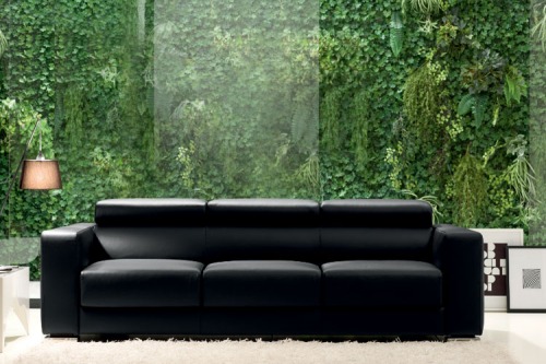 divano moderno nero